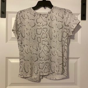 Snake print shirt!!!